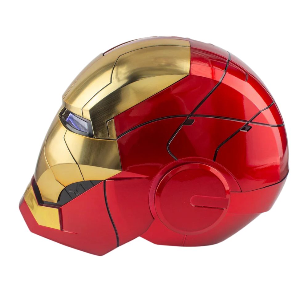 Iron Man Gold MK5 Helmet – 1:1 Wearable Voice + Remote + Touch Control Collectible