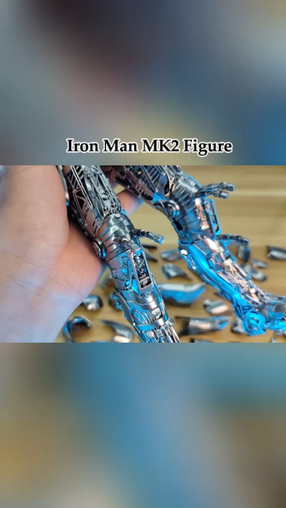 [PRE-ORDER] Iron Man MK2 Figure – 1/6 Scale Magnetic Armor Handcrafted Collectible Display Model