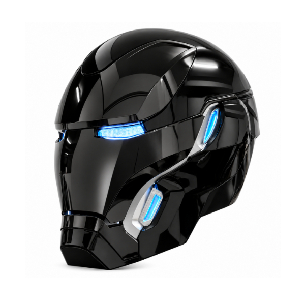 NEW丨Black MK50 Ironman Helmet – 1:1 Wearable, Javis Voice & Touch & Remote Control