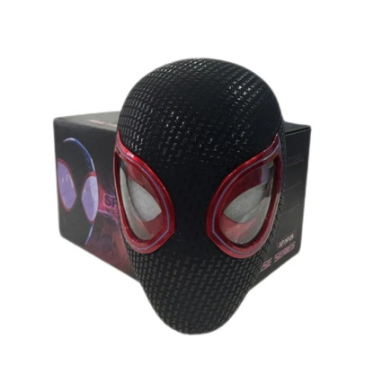 [NEW] Miles Morales Spiderman Mask with Blinking Eyes Remote Control