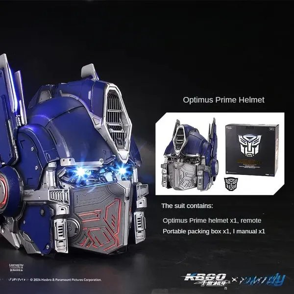 [Genuine] Optimus Prime Helmet – 1:1 Wearable, Voice Command & Touch Control Collectible