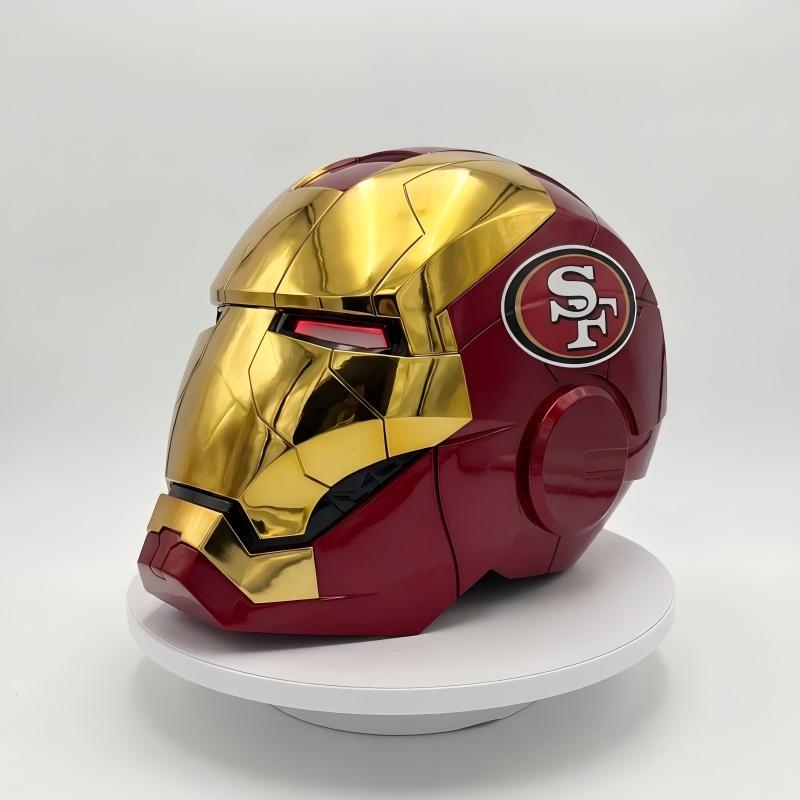 San Francisco 49ers inspired Iron Man MK5 helmet