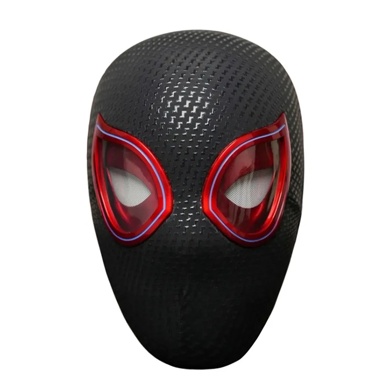 [NEW] Miles Morales Spiderman Mask with Blinking Eyes Remote Control