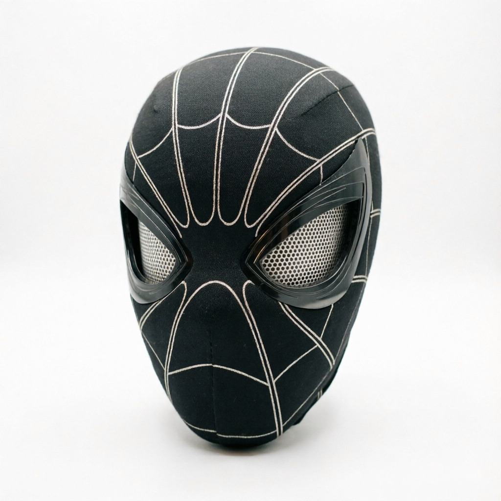 Spider-Man Mask – Moving Eyes Cosplay Mask, Birthday Gift for Kids & Adults