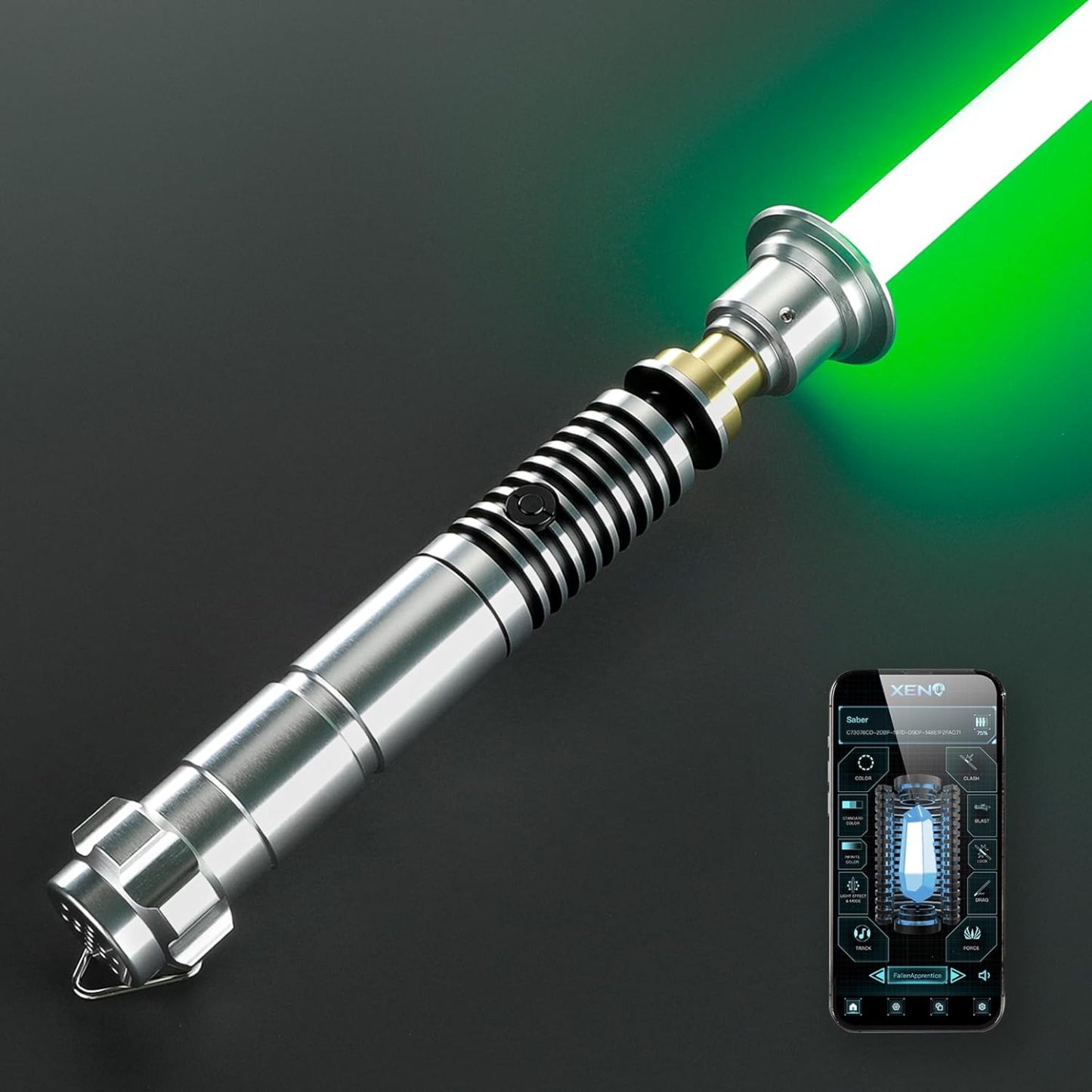 Luke Skywalker lightsaber V1 Smooth Swing Motion Control Metal Hilt 27cm