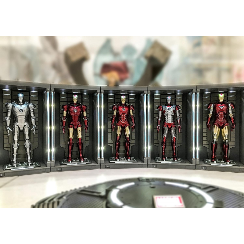 Iron Man Action Figures 10th Anniversary Metal Texture Painting 7 inches 
