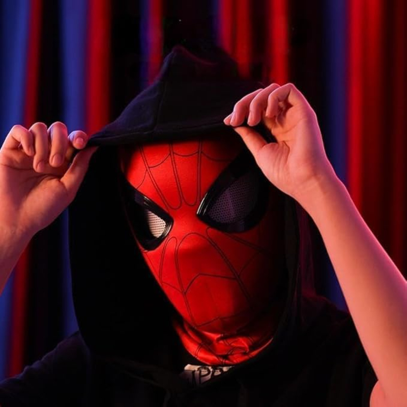 [NEW]Spiderman Mask With Moving Eyes Cosplay Masks