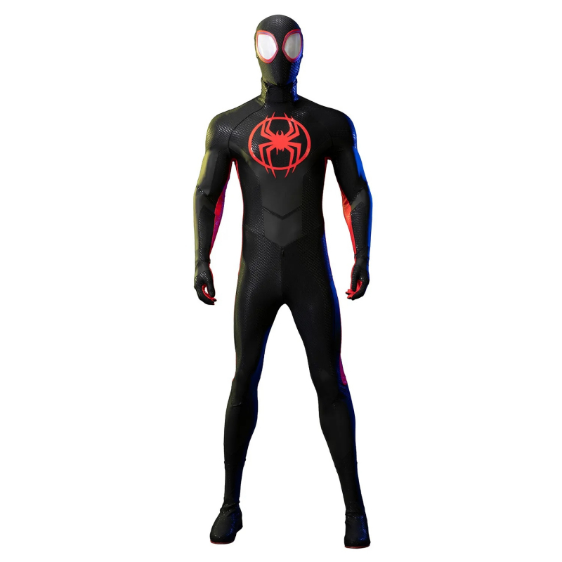 Costume Set丨Miles Morales Spider-Man Cosplay Suit – Full Body Stretch Costume,Handcrafted