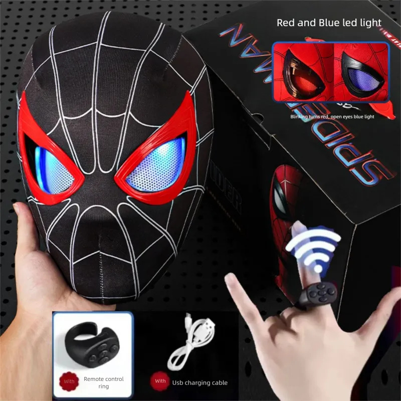 [NEW]Spiderman Mask With Moving Eyes Cosplay Masks