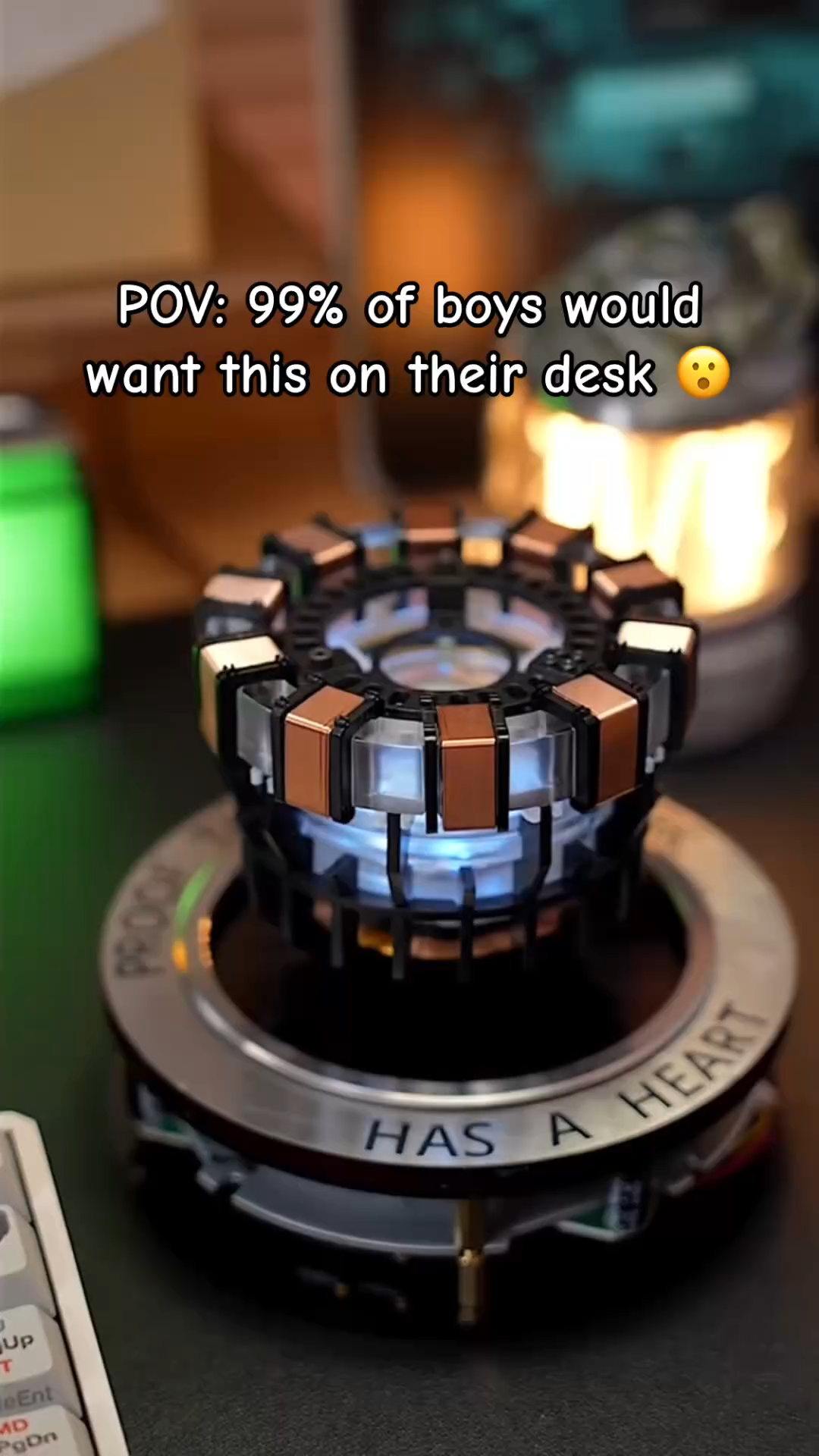 [PREMIUM] Iron Man Arc Reactor – Magnetic Levitation MK1 MK2 Display Floating Lamp