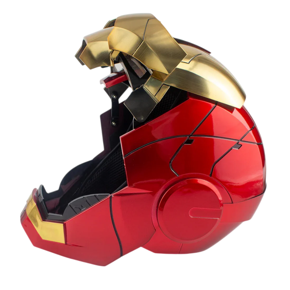 Iron Man Gold MK5 Helmet – 1:1 Wearable Voice + Remote + Touch Control Collectible
