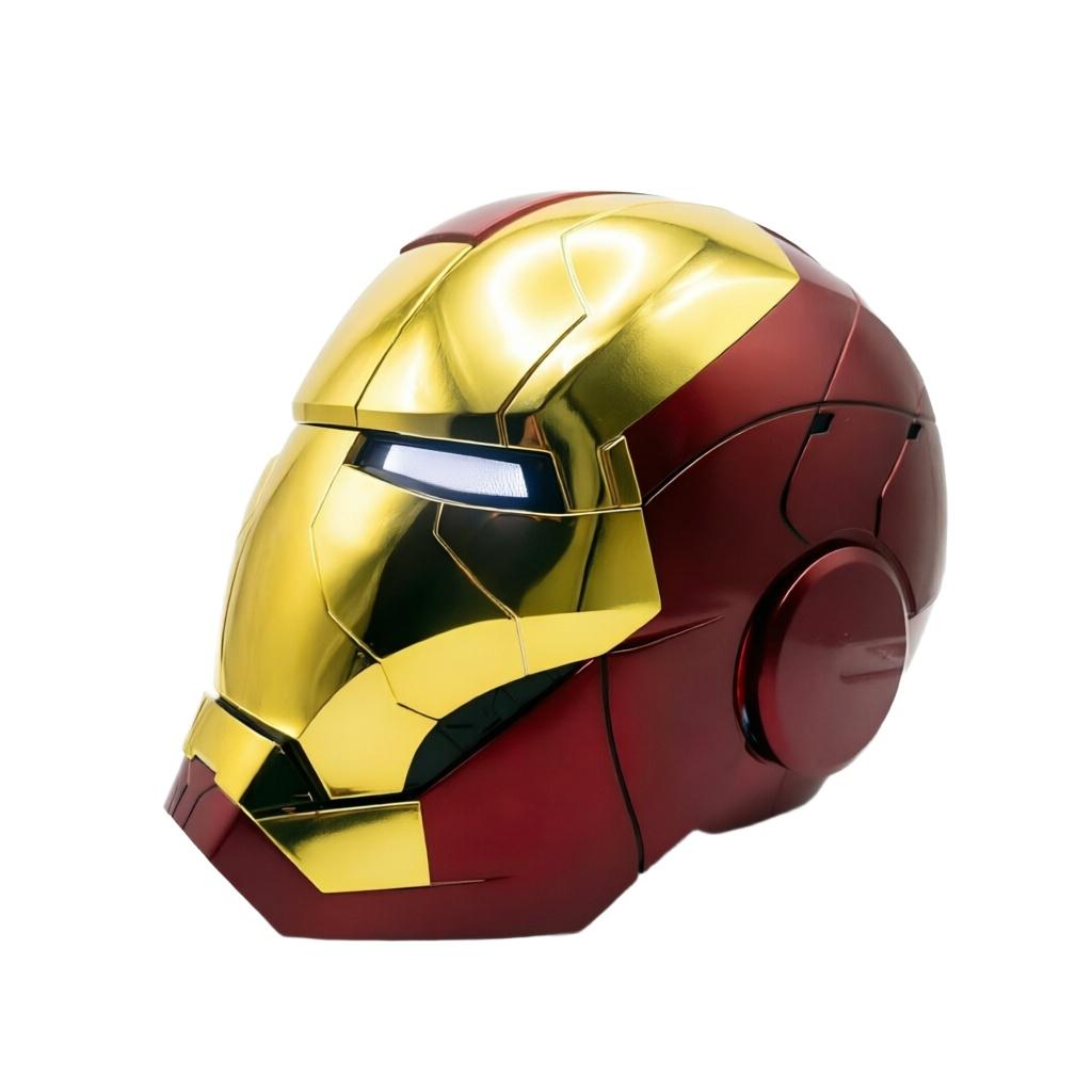 Iron Man Gold MK5 Helmet – 1:1 Wearable Voice + Remote + Touch Control Collectible