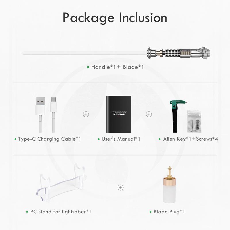 Luke Skywalker Lightsaber V3 Bluetooth App Control Smooth Swing Replica Jedi Best Gift