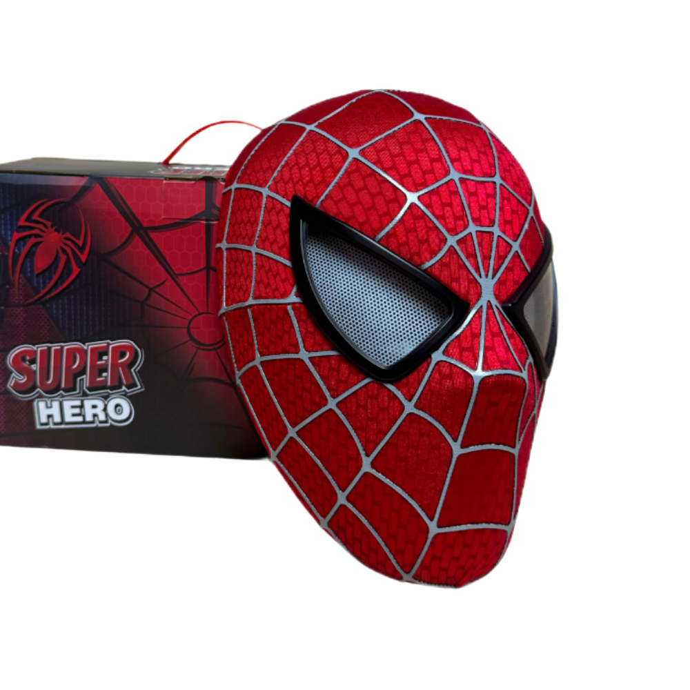 Tobey Spider-Man Mask – 1:1 Magnetic Eye Movie Replica,Half Face Shell