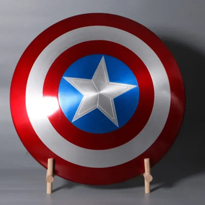 【NEW】Captain America Shield Metal,Single-layer aluminum alloy original color,75th anniversary
