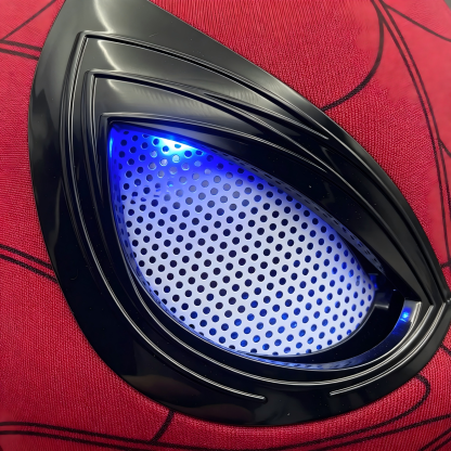 【NEW】Spiderman Mask with Moving Eyes LED Light Remote Control Cosplay Helmet Gift for Fans