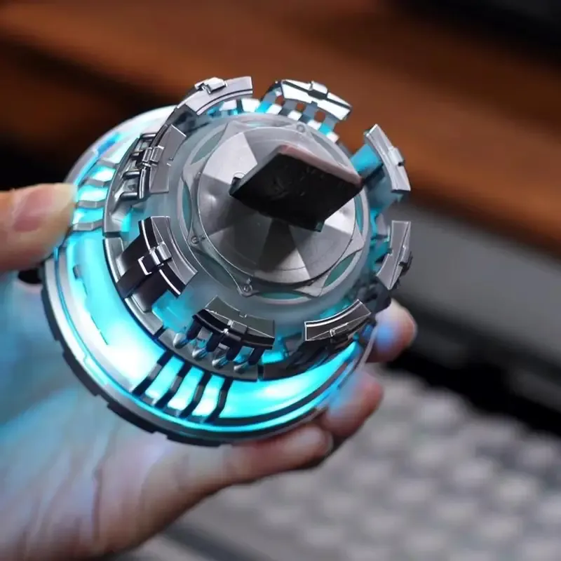 [PREMIUM] Iron Man Arc Reactor MK3 – Tony Stark Edition LED Palladium Element Chest Lamp Collectible