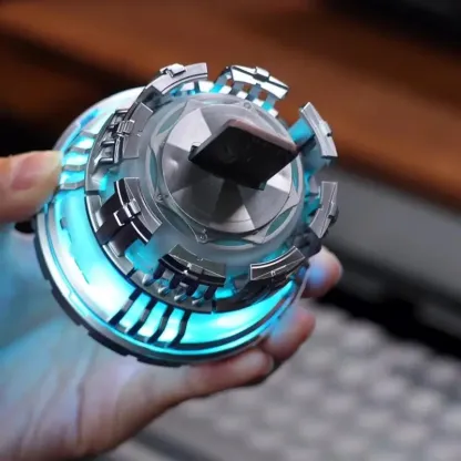 [PREMIUM] Iron Man Arc Reactor MK3 – Tony Stark Edition LED Palladium Element Chest Lamp Collectible