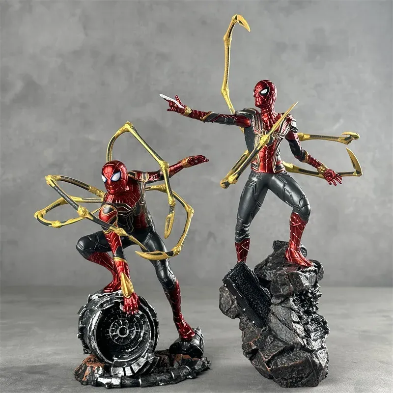 Spiderman Figure Desk Decor Statue Birthday Gift 