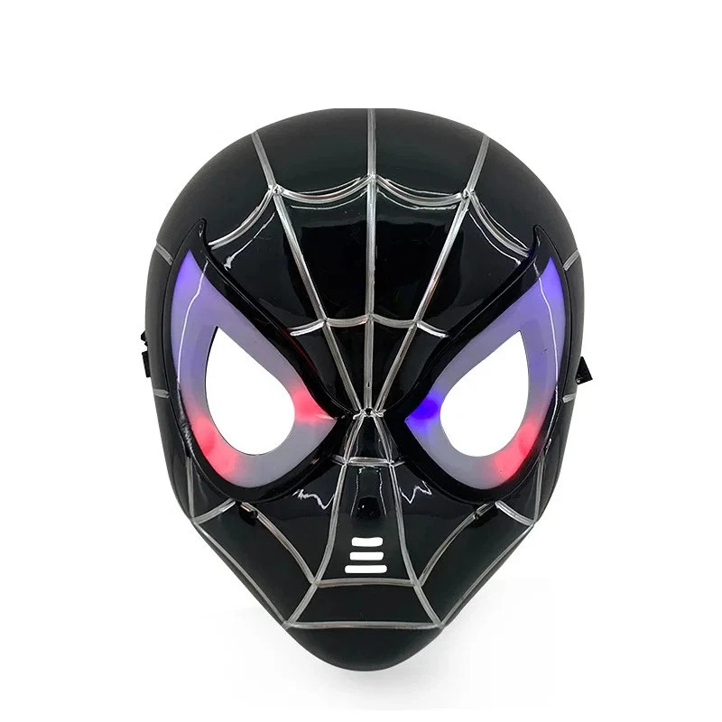 [NEW] Avengers LED Superhero Mask – Iron Man & Spider-Man Glow Cosplay Gift