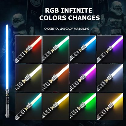 Luke Skywalker lightsaber V1 Smooth Swing Motion Control Metal Hilt 27cm