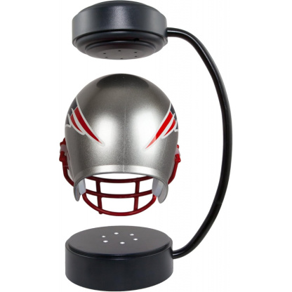 New England Patriots NFL Rotating Levitating Hover Helmet with LED Lighting