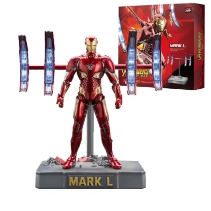 Ironman Action Figure Movable Mark Toys 7 inches Light with Chest
