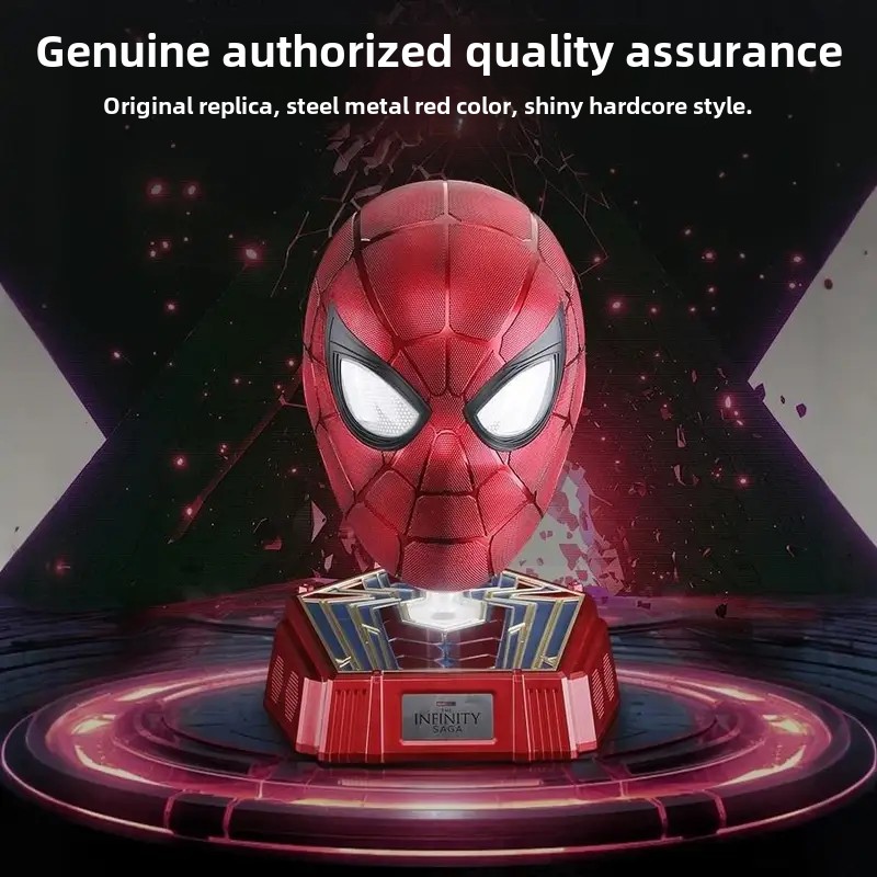 [PREMIUM] Iron Spider Helmet – Wearable LED Magnetic Cosplay Mask