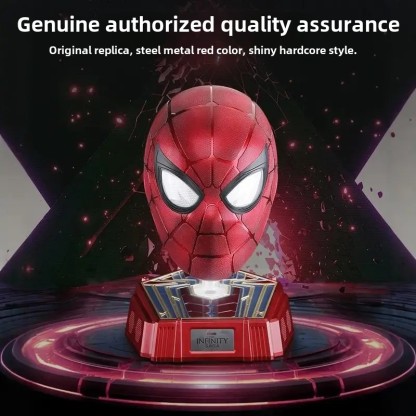 [PREMIUM] Iron Spider Helmet – Wearable LED Magnetic Cosplay Mask