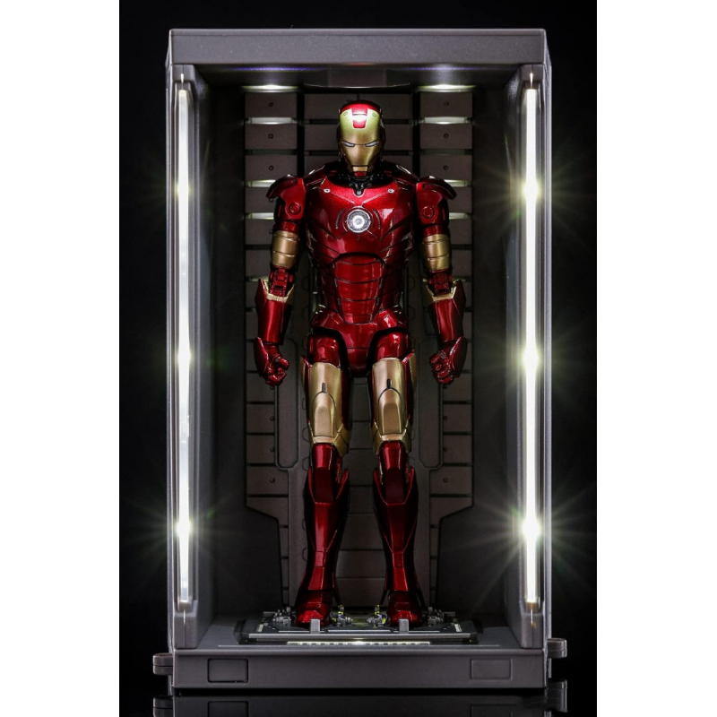 Iron Man Action Figures 10th Anniversary Metal Texture Painting 7 inches 