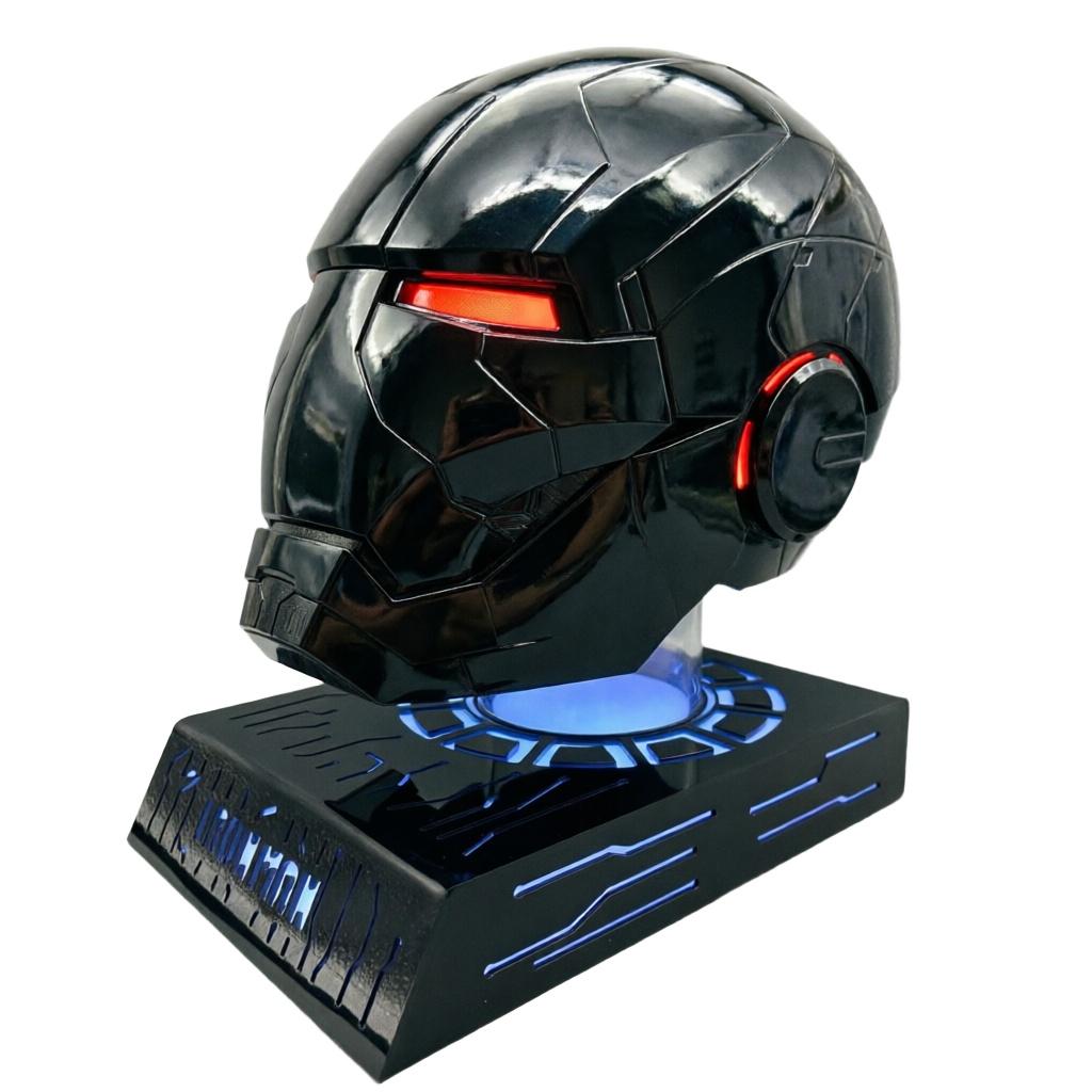 Autoking丨Avengers War Machine Iron Man Helmet Mk5 Black touch/voice/remote control 