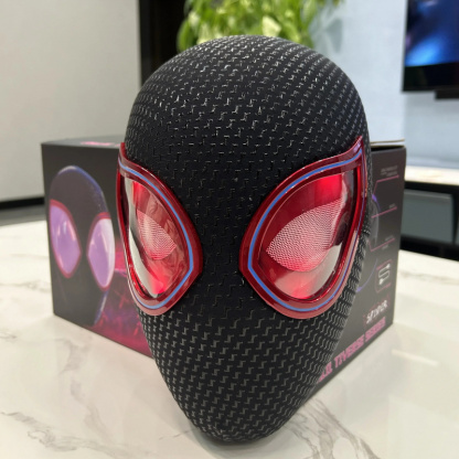 [NEW] Miles Morales Spiderman Mask with Blinking Eyes Remote Control