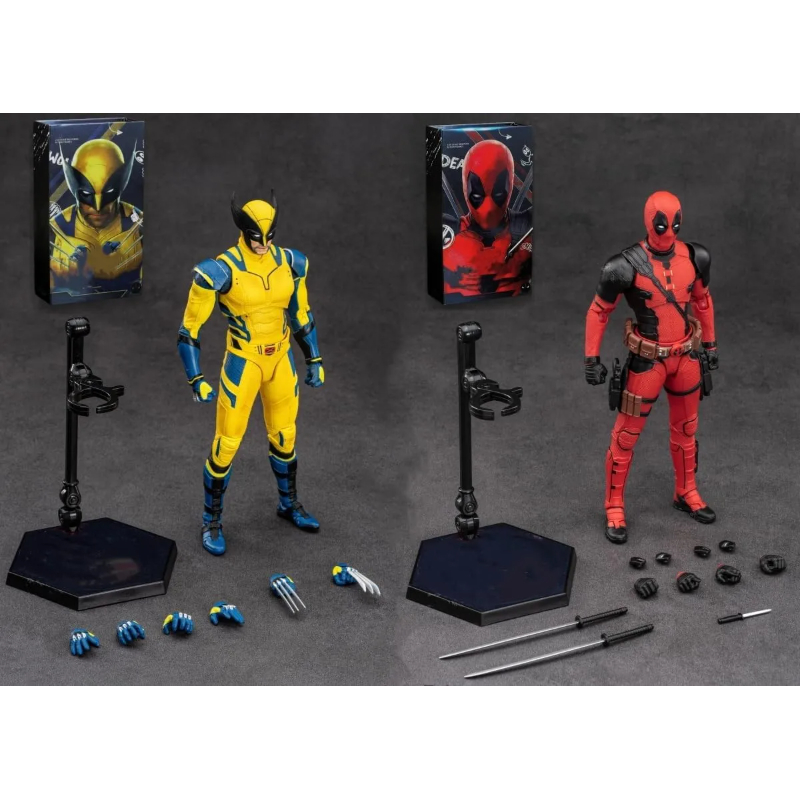 Wolverine and Deadpool Action Figures,7 inch 1/10 Scale