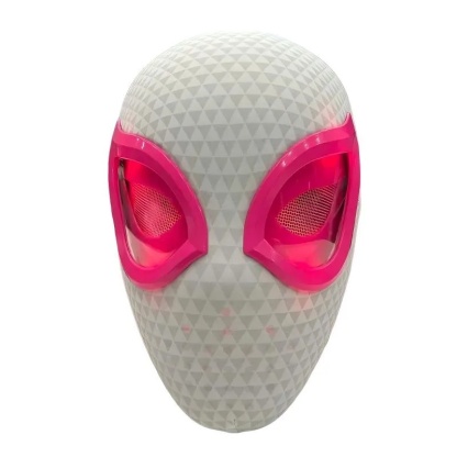 Miles Morales &Gwen Stacy Spiderman Mask with Blinking Led Eyes Remote Control