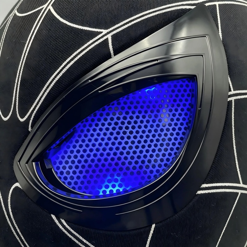 Spider-Man Mask – Moving Eyes Cosplay Mask, Birthday Gift for Kids & Adults