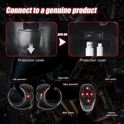 [NEW]Spider man Mask Ⅱ Remote control with moving eyes