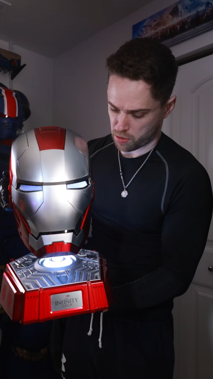 Killerbody Iron Man MK5 Helmet – 1:1 Wearable Voice & Remote Control