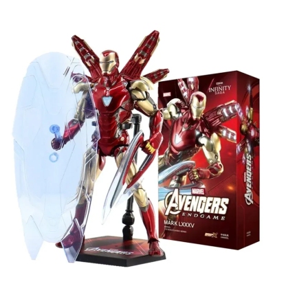 Iron Man Action Figures 10th Anniversary Metal Texture Painting 7 inches 