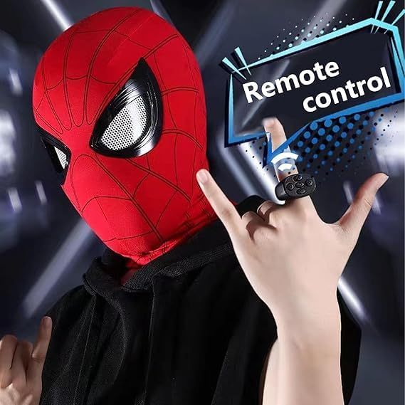 [NEW]Spiderman Mask With Moving Eyes Cosplay Masks
