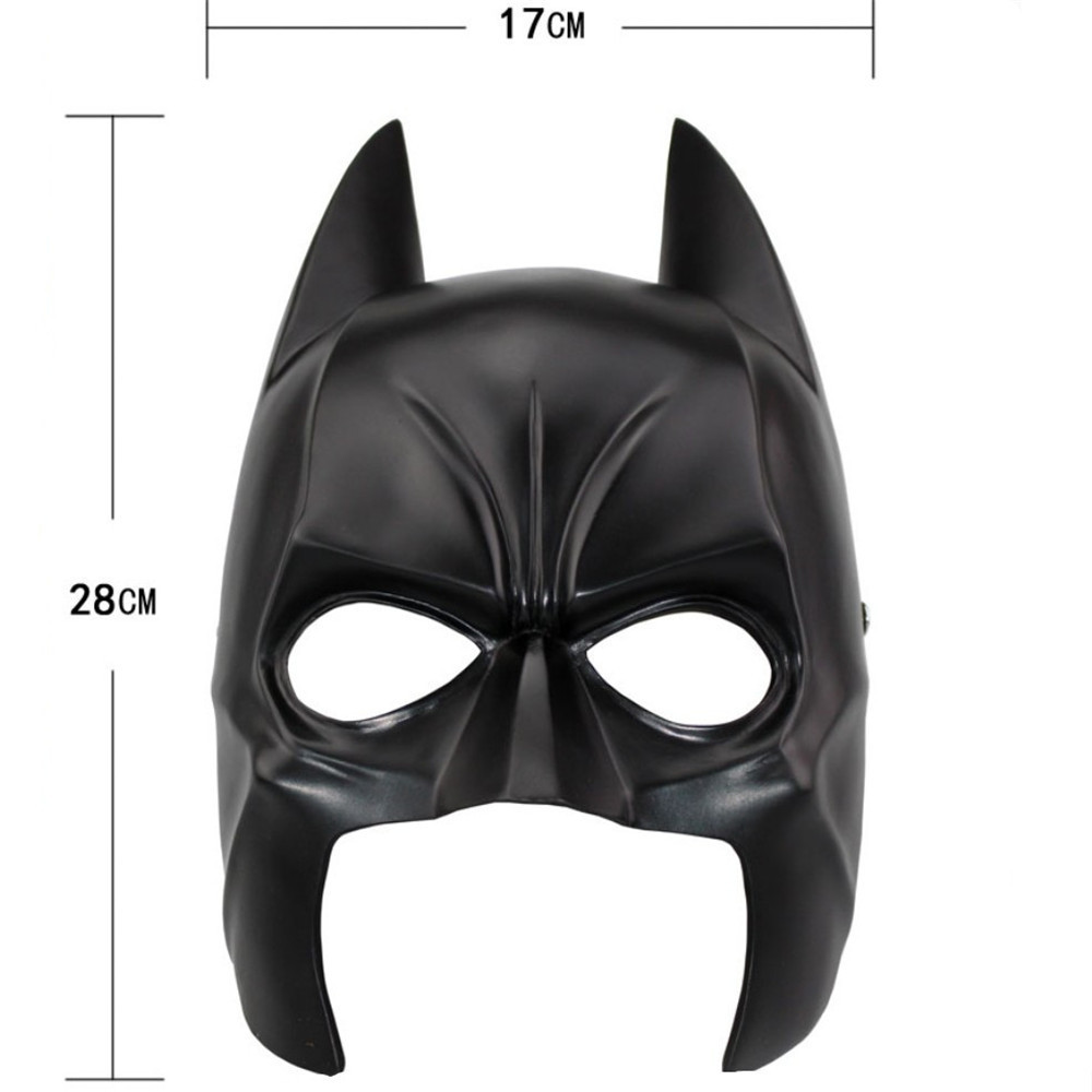 [NEW] High-Quality DC Comics Batman Dark Knight Mask – Half-Face,Handcrafted