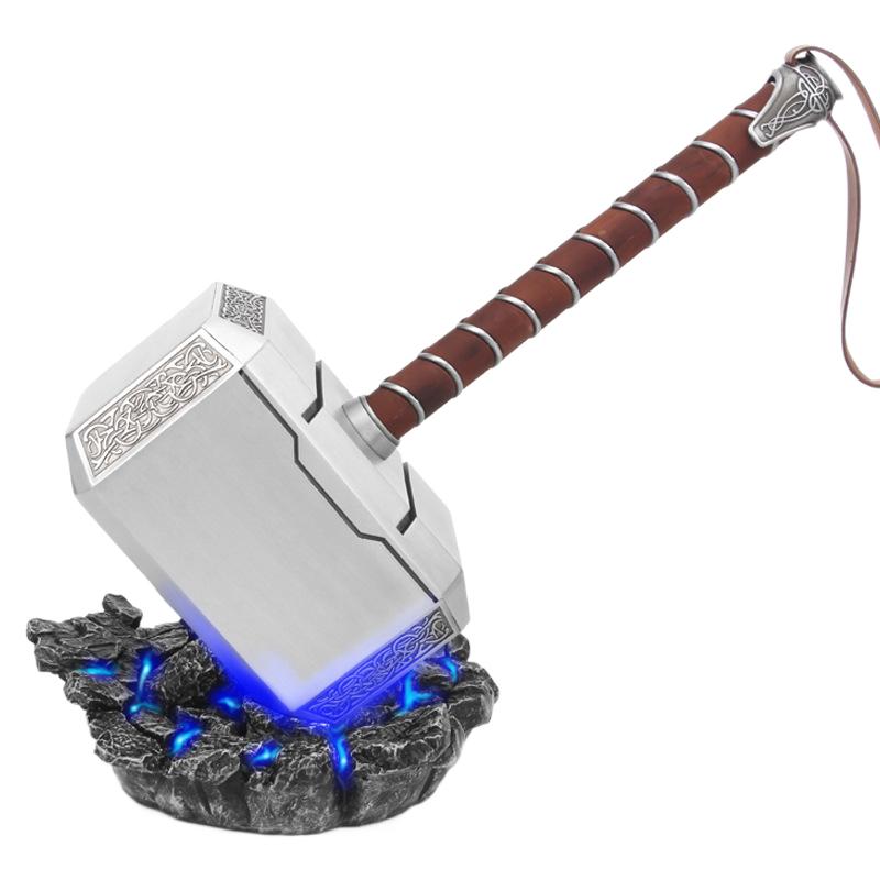 【NEW】Mjolnir Thor Hammer Metal Zinc-Alloy,1:1 Model,44cm