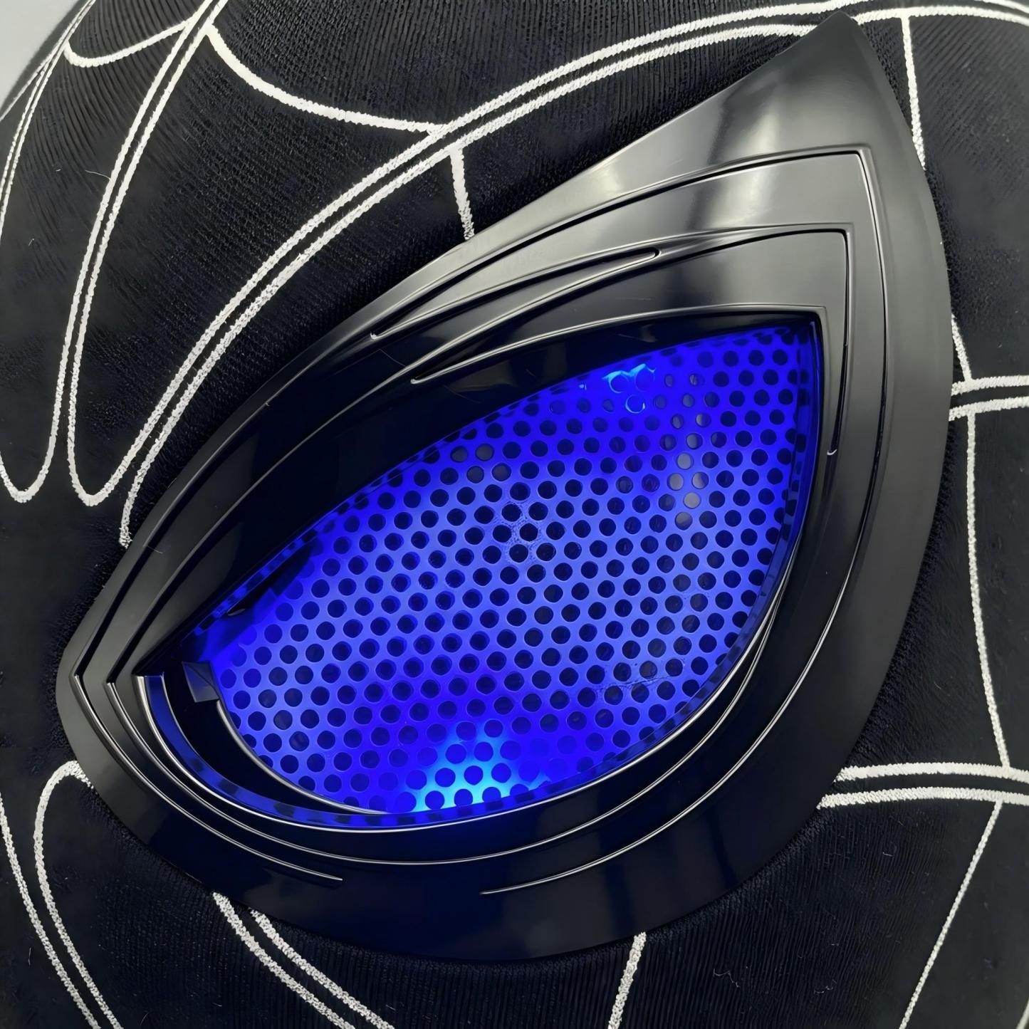 【NEW】Spiderman Mask with Moving Eyes LED Light Remote Control Cosplay Helmet Gift for Fans