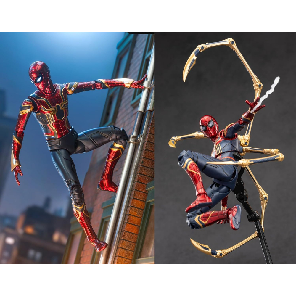 Iron Spider Action Figures 7inch 1/10 Scale All Joints Movable Superhero 2.0 Series