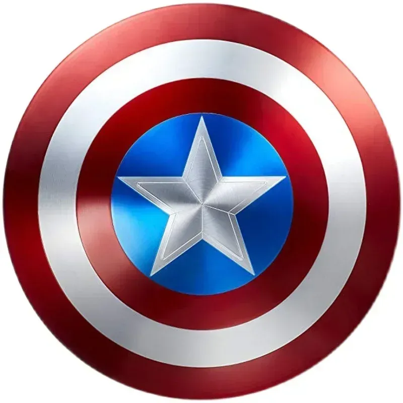 【NEW】Captain America Shield Metal,Single-layer aluminum alloy original color,75th anniversary