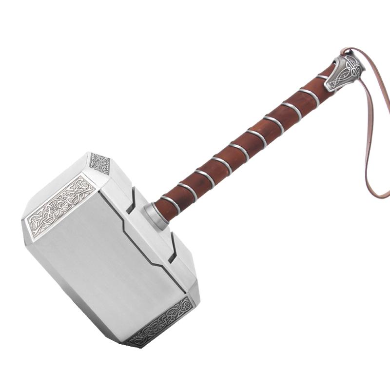 【NEW】Mjolnir Thor Hammer Metal Zinc-Alloy,1:1 Model,44cm