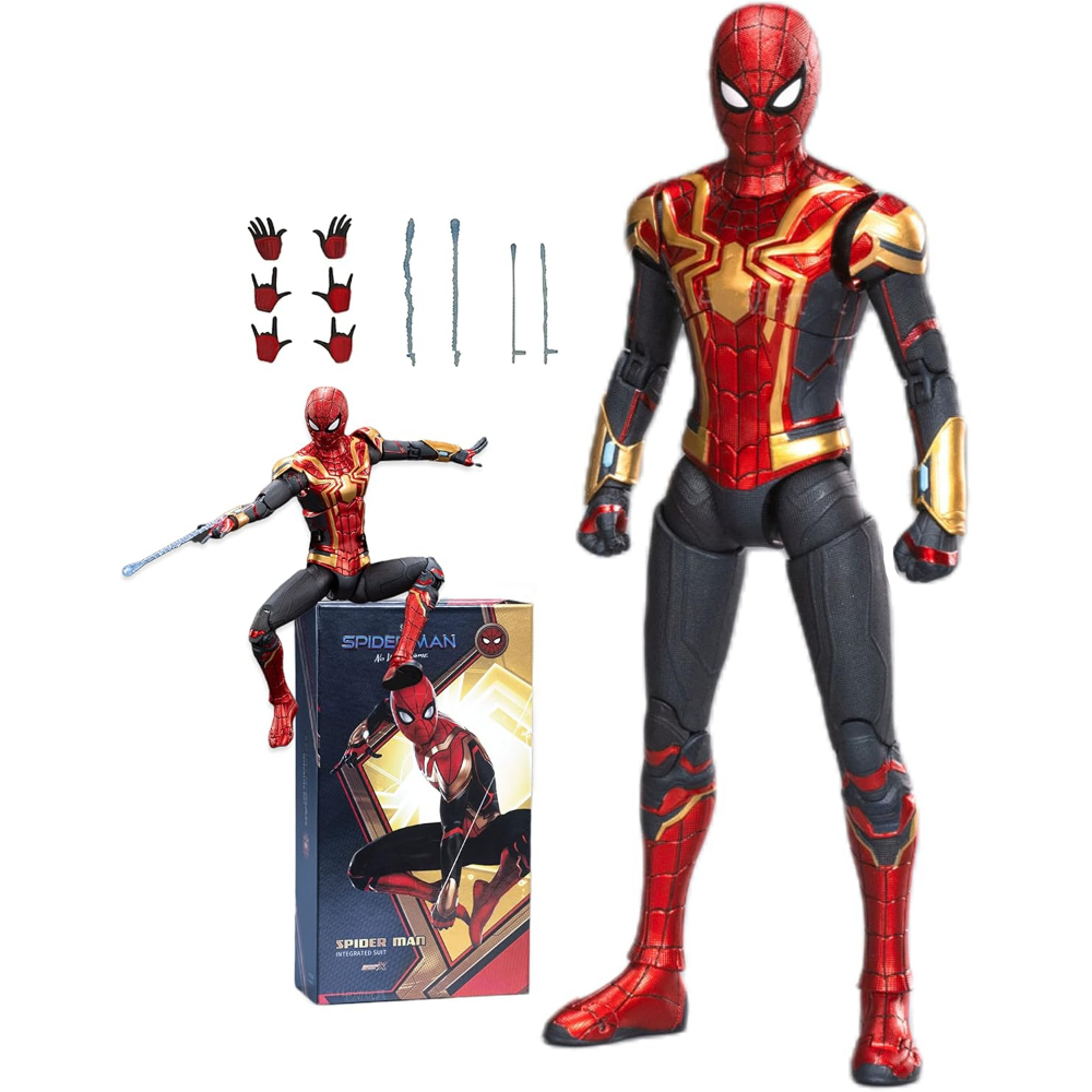 Iron Spiderman Action Figures All Joints Movable 7 Inches