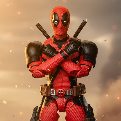 Deadpool Action Figures,7 Inches 1/10 Scale