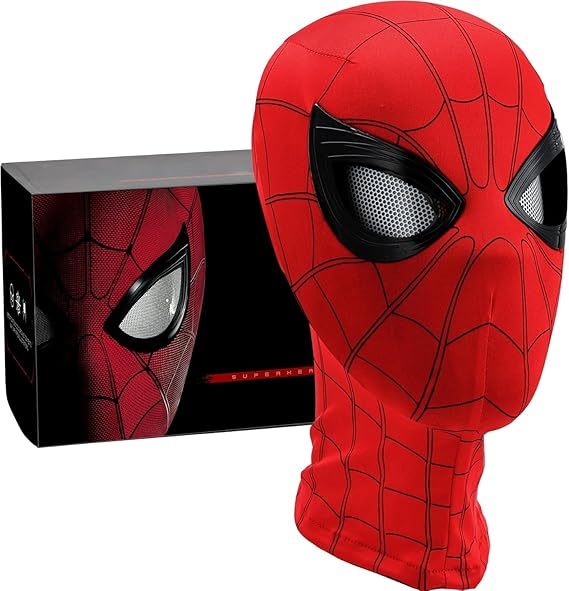 [NEW]Spiderman Mask With Moving Eyes Cosplay Masks