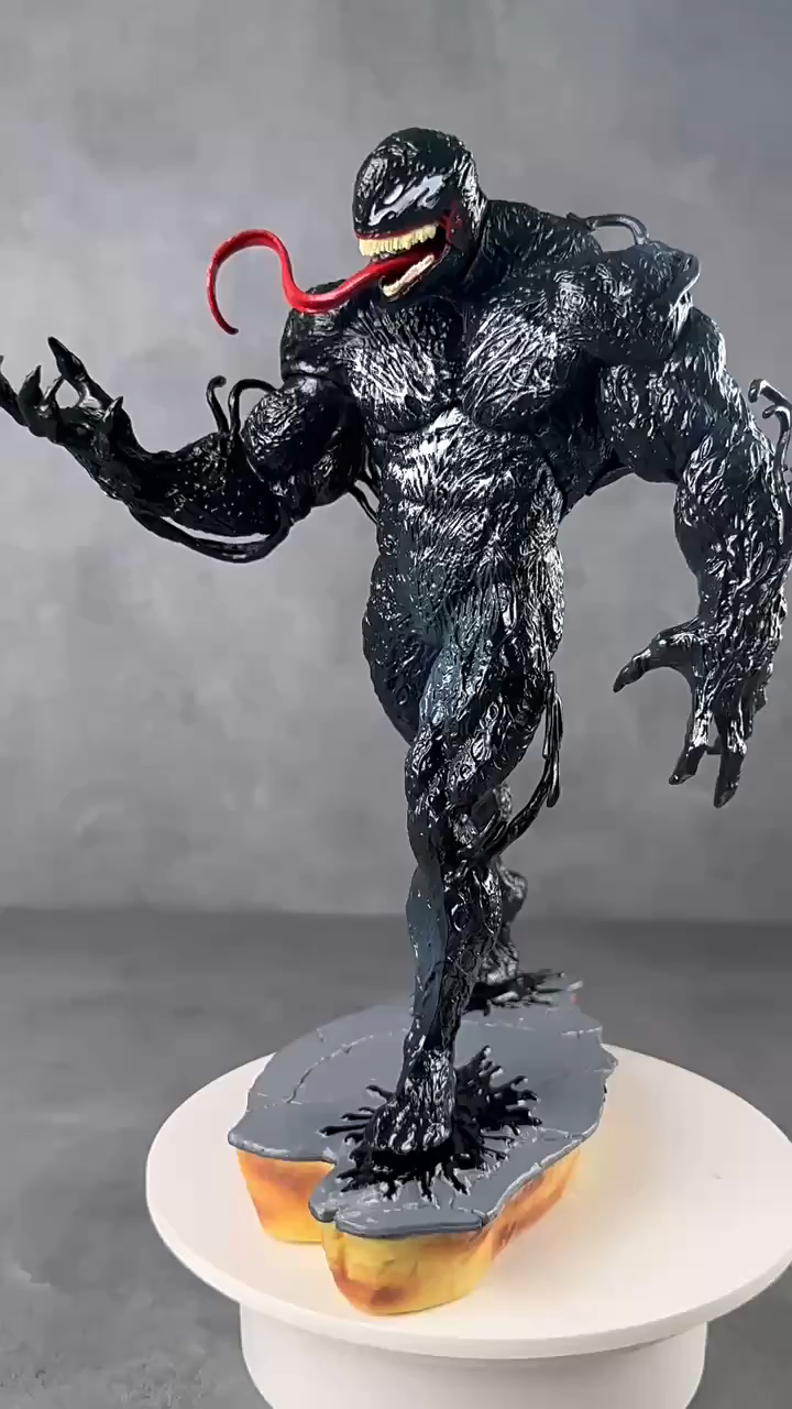 [NEW] Avengers Venom Figure Black – 30CM Handcrafted Anime Statue Model