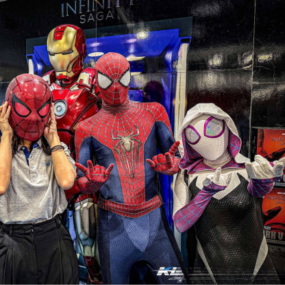 [PREMIUM] Iron Spider Helmet – Wearable LED Magnetic Cosplay Mask